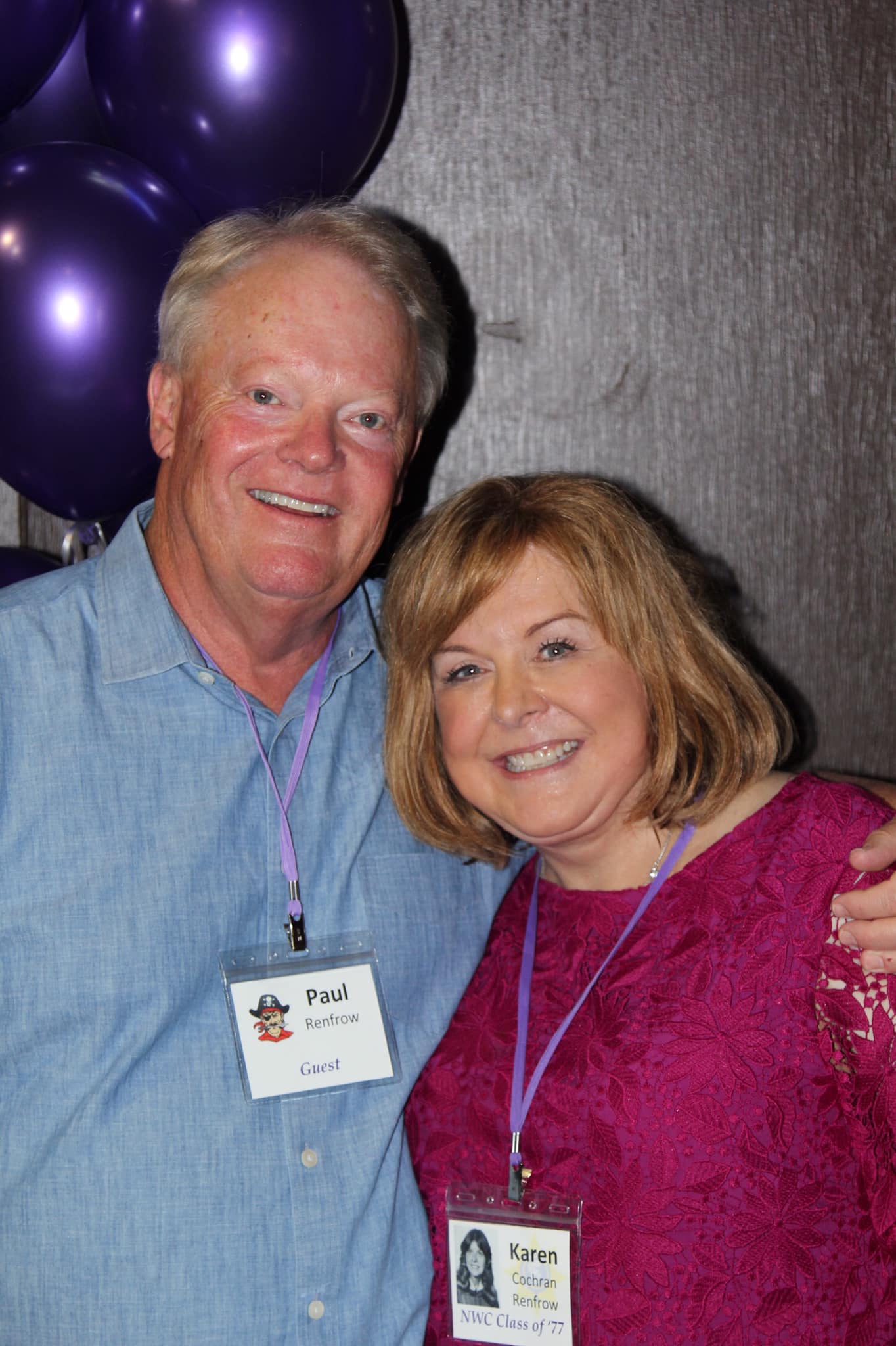 Paul Renfrow, Karen Cochran Renfrow