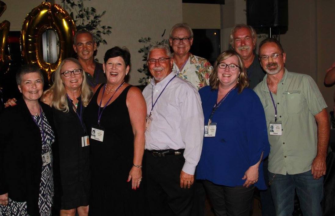 Pat Smith Horton, Becky Simon, Greg O'Connor, Christy Fanning Reed, Chuck Perry, X, Phyllis Crumpler Eagle, X, Steve Winston