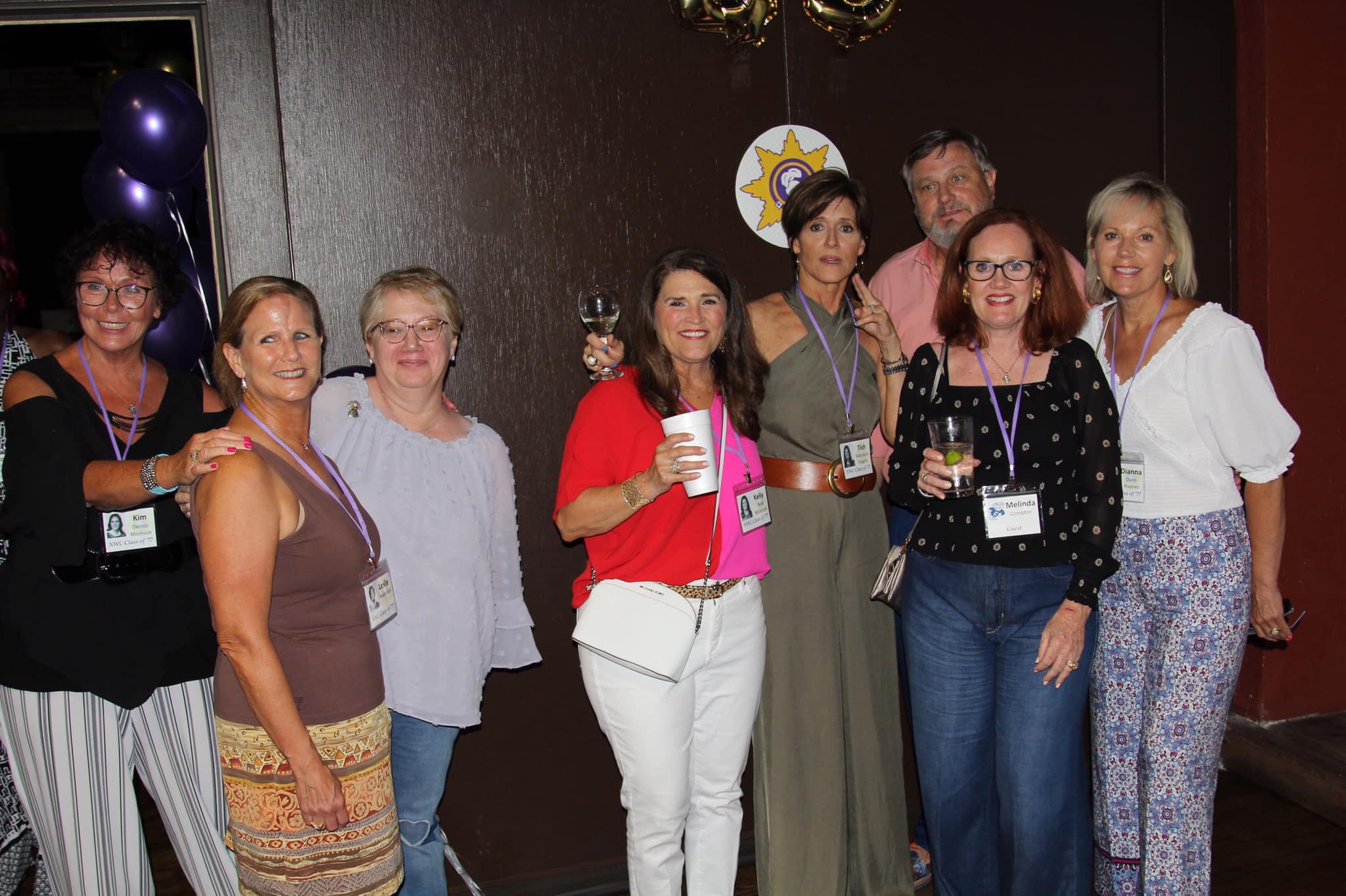 Leslie Heathman, Cindy Durbin Maggia, Kelly Reid McIntosh, Tish Worsham Svagdis, Melinda Compton, Randy Compton, Dianna Dunn Haynes
