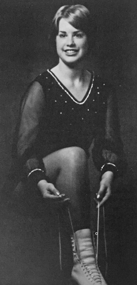 READY... for her solo spot in the spring show of the OKC Figure Skating Club is Beth Haines.